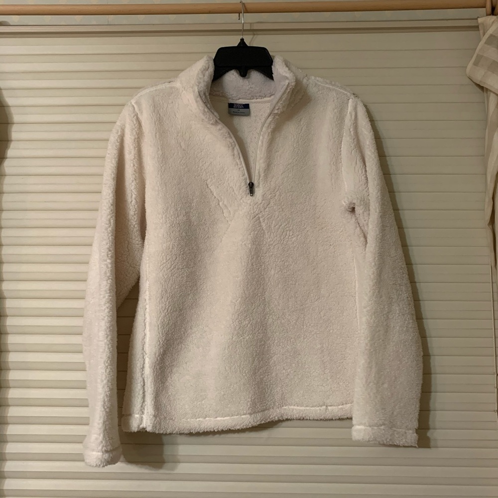 quarter zip bear coat